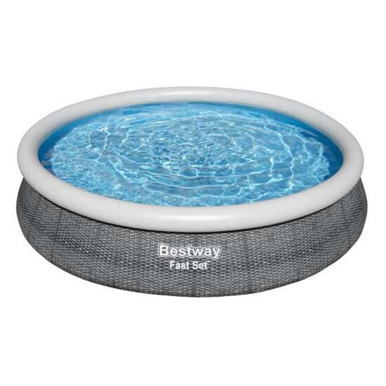 Бассейн Bestway Fast Set Rattan 366x76 cm Round Inflatable Pool