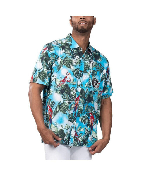 Рубашка с принтом попугая Margaritaville Las Vegas Raiders "Джунгли" для мужчин