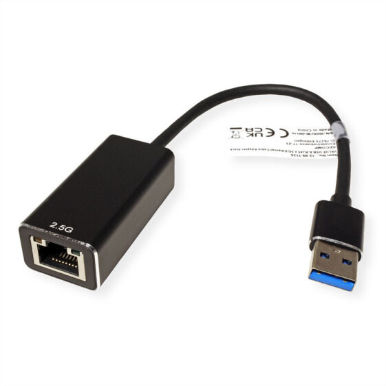 VALUE 12.99.1135 - Wired - USB - Ethernet - Black