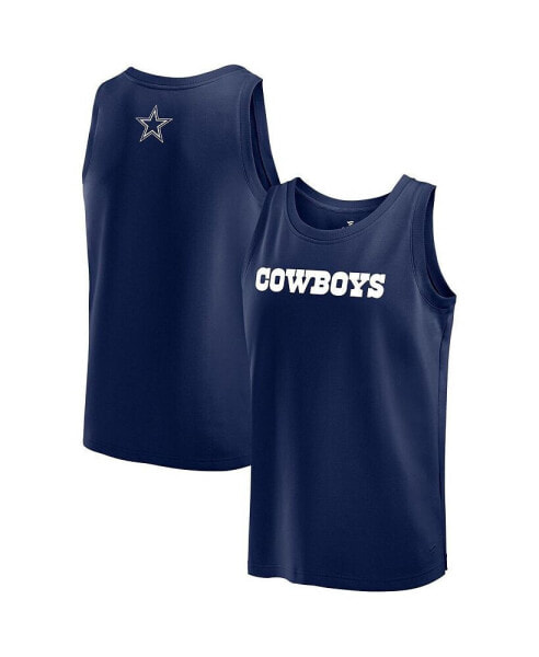 Men's Navy Dallas Cowboys Elements Tank Top