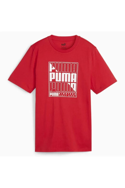 Футболка мужская PUMA GRAPHICS PUMA Box Tee-For All Time Red
