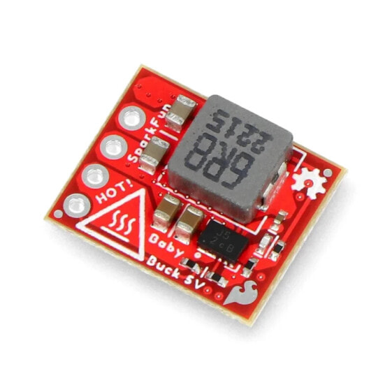 SparkFun BabyBuck Regulator Breakout - step-down 5V 3A - AP63357 - SparkFun COM-21256