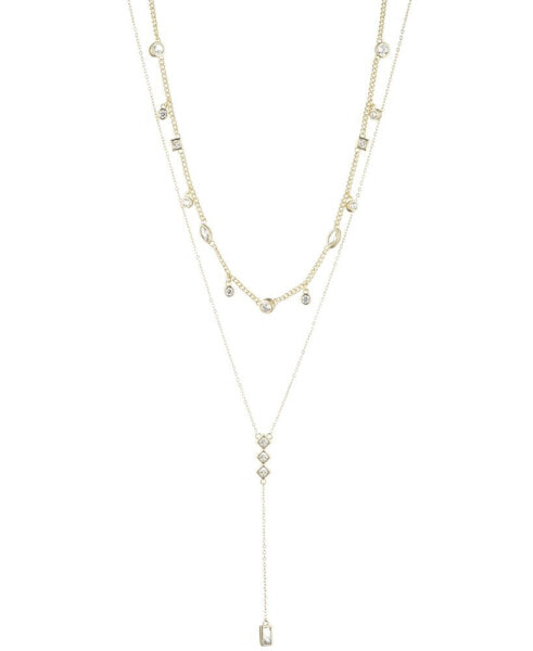 Josephine Multi Strand Lariat Necklace