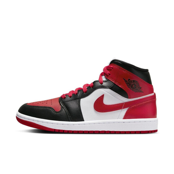 [BQ6472-079] Womens Air Jordan RETRO 1 MID 'ALTERNATE BRED TOE'