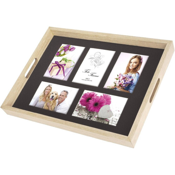 ZEP Photo Tray Natural 45x35 Wood Fototablett 5x10x15 cm Photo photo frame