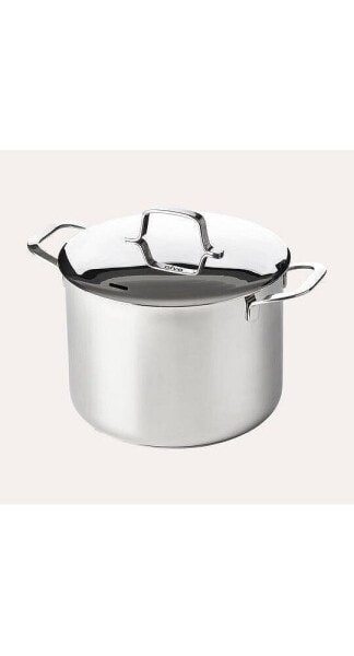 Maestro Stainless Steel Stock Pot with Lid, 7.8 Qt