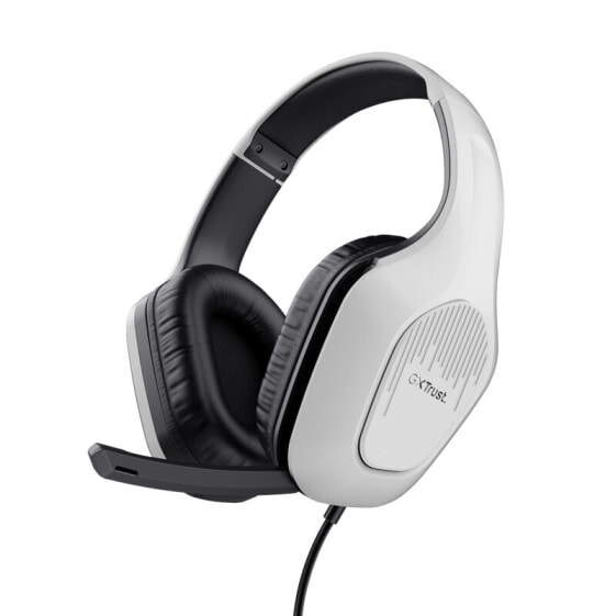 Trust GXT 415W Zirox, Wired, 20 - 20000 Hz, Gaming, 253 g, Headset, White