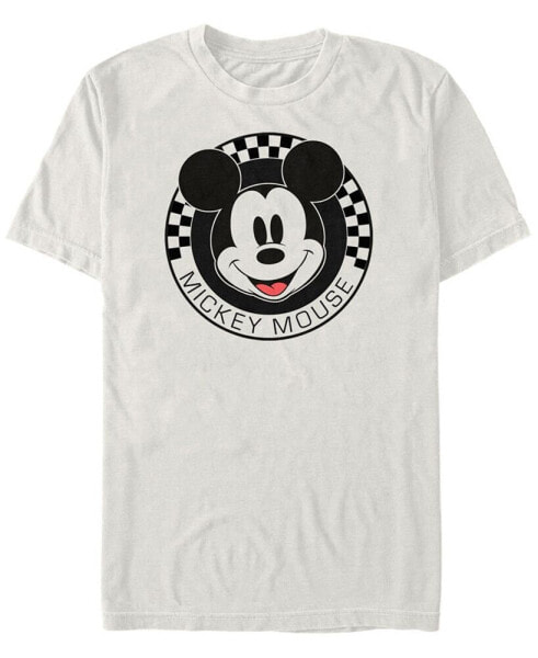 Men's Mickey Checkered Short Sleeve T-Shirt