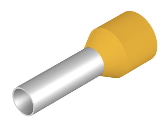 Weidmüller H6.0/20D GE - Pin terminal - Straight - Metallic - Yellow - 6 mm² - 2 cm - 1.4 cm