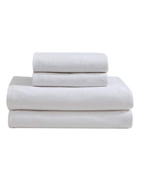 Soft Linen 4 Piece Sheet Set, Queen