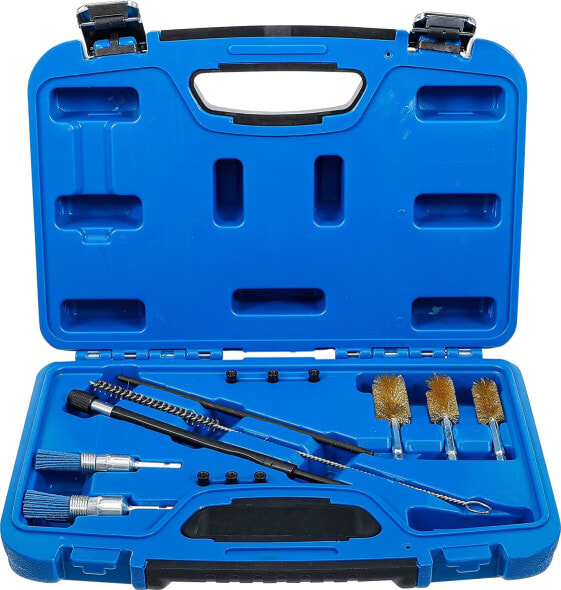 BGS 9324 Injector Seat and Shaft Cleaning Set, Steel Wire Injector Brushes / Nylon Brushes