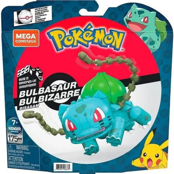 Пластиковые конструкторы Mega Construx Pokemon Bulbasaur to build.