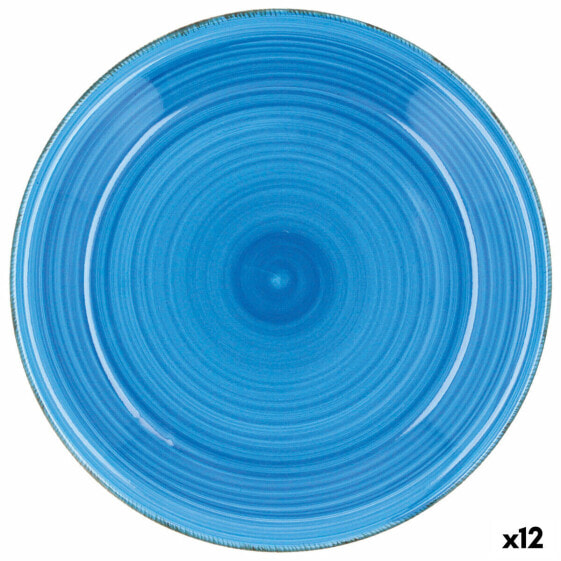 Плоская тарелка Quid Vita Azul Синий Керамика Ø 27 cm (12 штук)