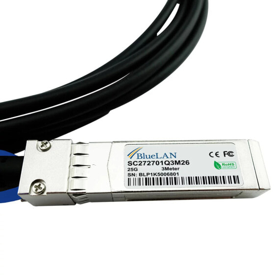 BlueOptics HPE R9F93A kompatibles BlueLAN DAC SFP28 SC272701Q5M26 - Cable - 5 m