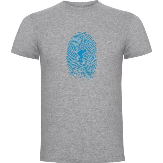 KRUSKIS Skier Fingerprint short sleeve T-shirt