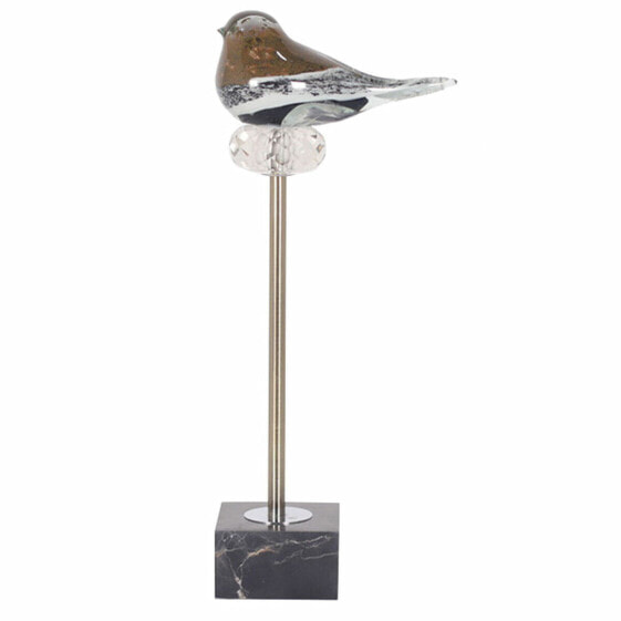 Декоративная фигура DKD Home Decor Стеклянный Мрамор Птица (18 x 10 x 42 cm)