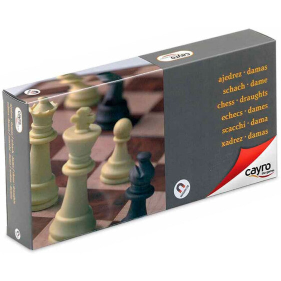 CAYRO 24x24 cm Magnetic Chess And Ladies Board Game