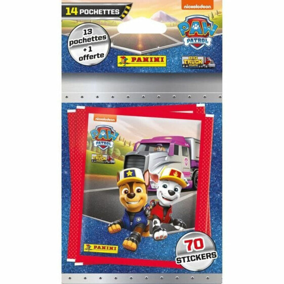 Набор хромированных наклеек Panini Paw Patrol 14 конвертов