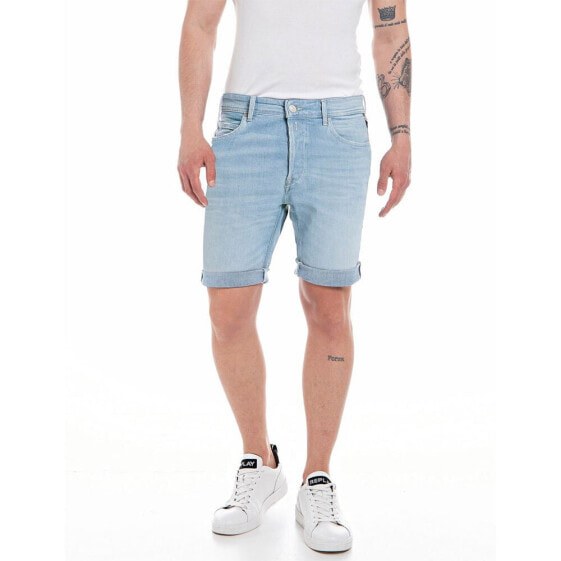 REPLAY MA981Y.000.573604 denim shorts