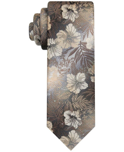 Men's Classic Floral Long Tie