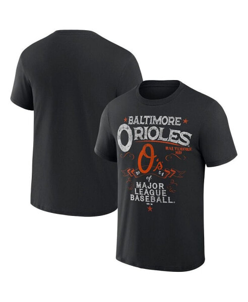 Men's Darius Rucker Collection by Black Baltimore Orioles Beach Splatter T-shirt