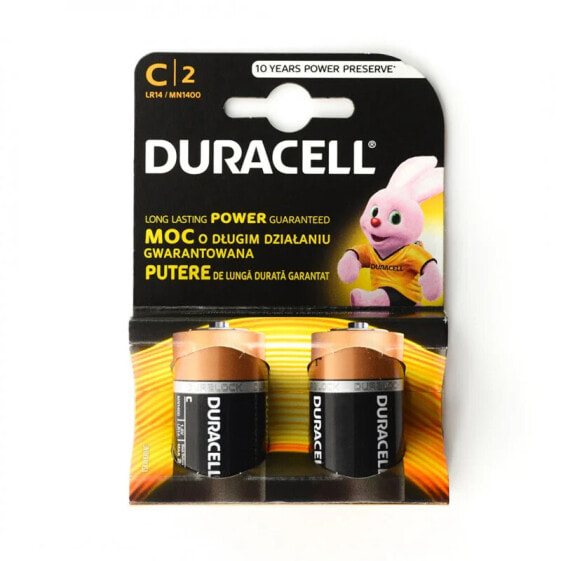 C/LR14 Duracell Alkaline battery 1,5V - 2pcs.