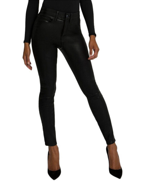 Джинсы Good American Good Legs Black Coated Skinny Jean для женщин черные 22