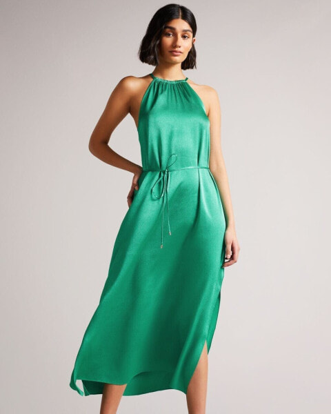 Платье миди Ted Baker Halter Style Mid Green 3 US 8