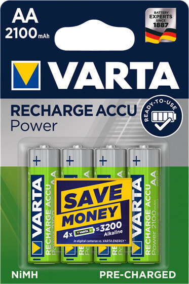 Varta Photo Accu Power - Rechargable Battery Mignon (AA) 2,100 mAh 1.2 V