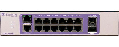 Extreme Networks 210-12t-GE2 - Managed - L2 - Gigabit Ethernet (10/100/1000)