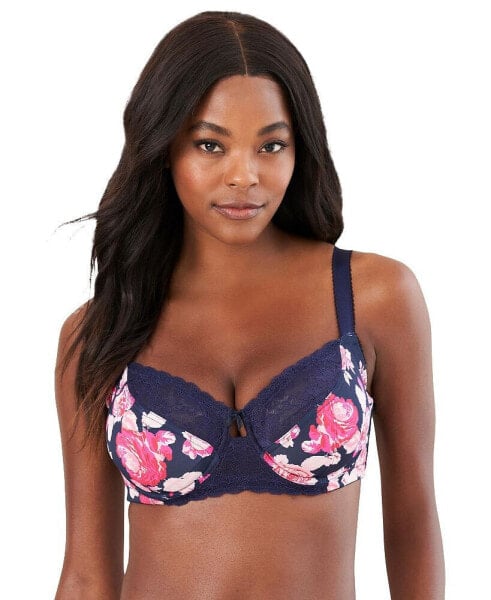 Plus Size Lace-Trim Underwire Bra