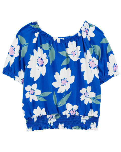 Kid Floral Smocked Top 4