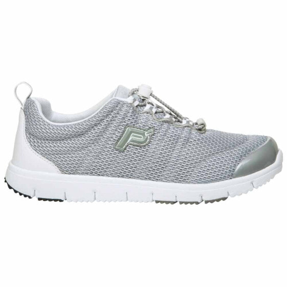 Propet Travelwalker Ii Womens Silver Sneakers Athletic Shoes W3239-SIL