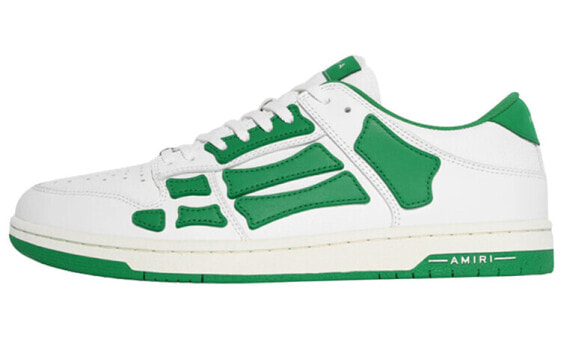 AMIRI Skel-top 休闲时尚板鞋 白绿色 / AMIRI Skel-top MFS003-114
