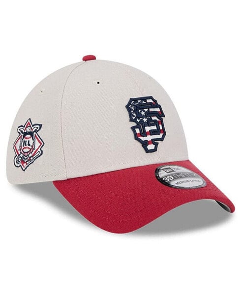 Men's Red San Francisco Giants 2024 Fourth of July 39THIRTY Flex Hat