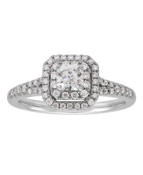Кольцо Macy's Diamond Engagement  14K White Gold