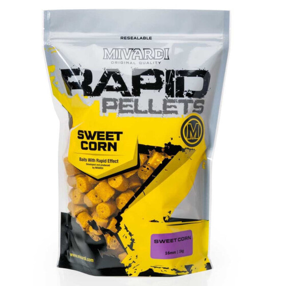 Наживка, насадка уловистая Mivardi Sweet Corn Rapid Pellets 1кг