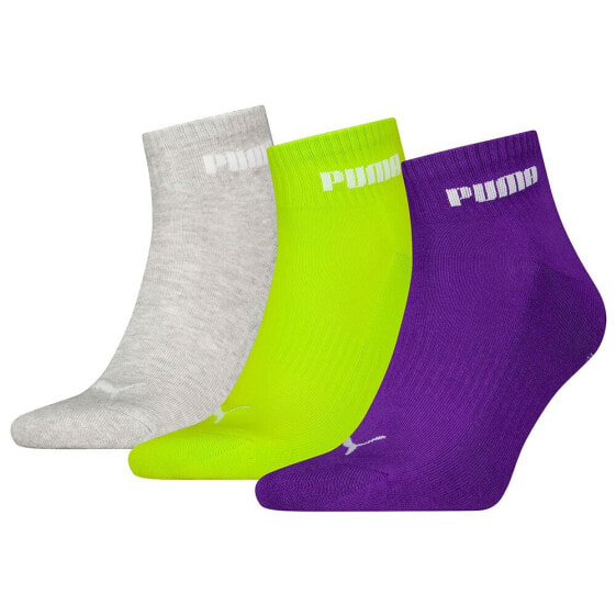 PUMA New Generation Cushioned 3 Units Quarter short socks 3 pairs