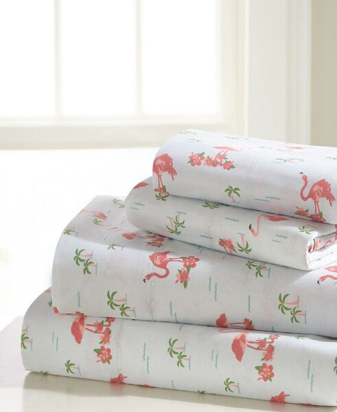 Flamingo Twin Sheet Set