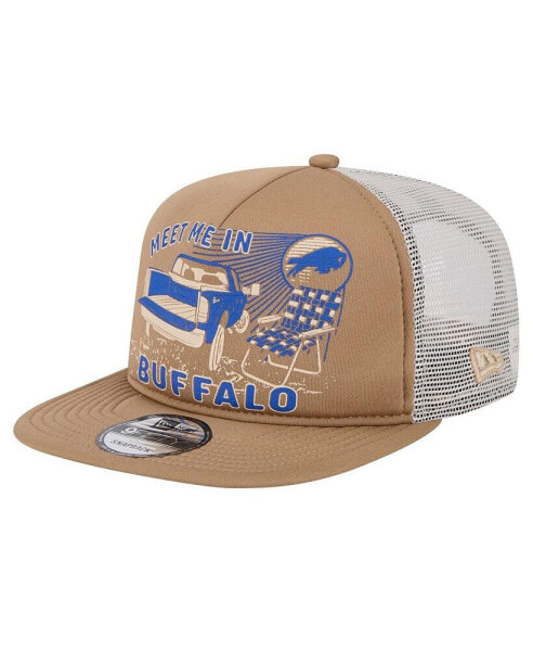 Men's Tan Buffalo Bills Meet Me 9FIFTY Snapback Hat