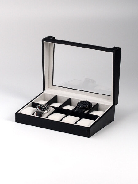 Rothenschild Watch Box RS-3041-10BL for 10 Watches Black