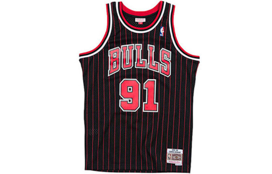 Mitchell & Ness NBA SW 1995-96 SMJYGS18150-CBUBLCK95DRD Basketball Jersey