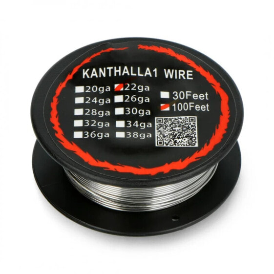 Kanthal A1 resistance wire 0,64mm 4,9Ω/m - 30,5m