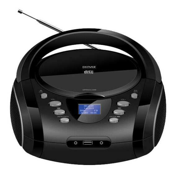 Радиоприемник Inter Sales A/S Denver TDB-10 Analog - DAB+,FM - Player - CD-R,CD-RW - 1.8 W - LCD