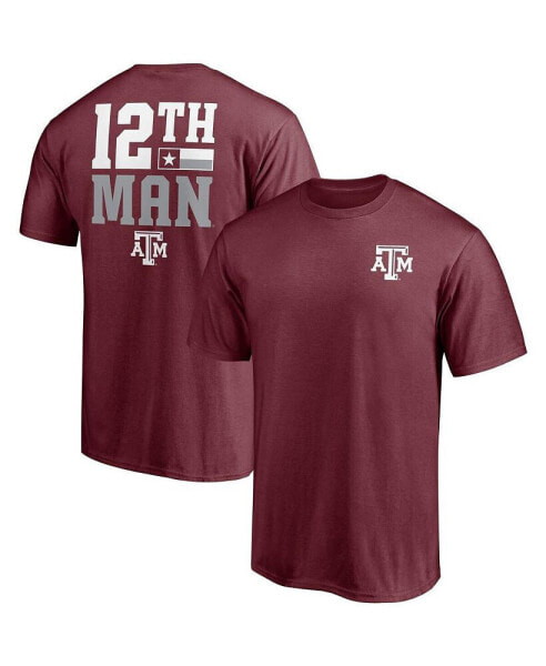 Men's Maroon Texas A&M Aggies Hometown Collection 2-Hit T-shirt