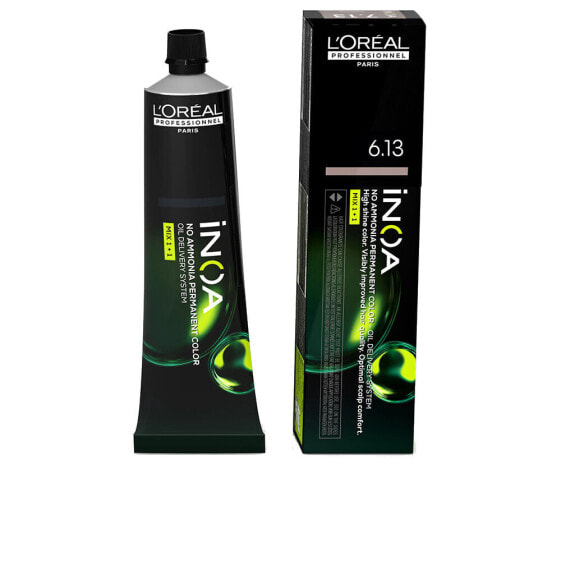 L'Oreal Professionnel Inoa Permanent Hair Dye Inoa 6.13 Dark Ash Golden Blonde Краска для волос без аммиака, оттенок 6.13 темный блондин пепельно-золотистый