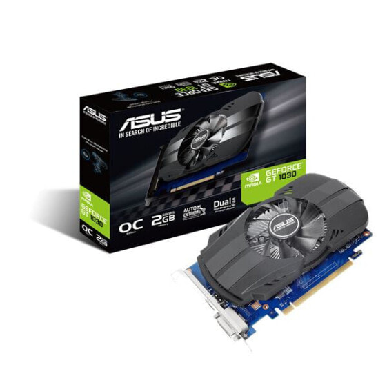 ASUS PH-GT1030-O2G - GeForce GT 1030 - 2 GB - GDDR5 - 64 bit - 1920 x 1200 pixels - PCI Express 3.0