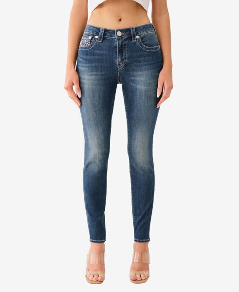 Women's Jennie No Flap Ladder Stitch Super Skinny Jean