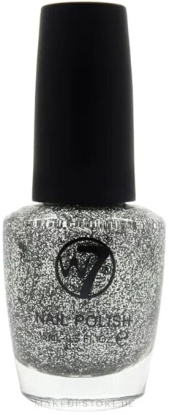 Nagellack - W7 Glitter Nail Polish 05 - Silver Dazzle