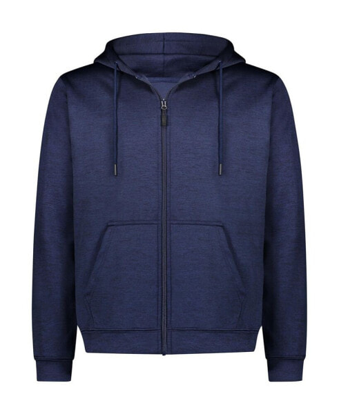 Premium Zip-Up Hoodie for Men with Smooth Silky Matte Finish & Cozy Fleece Inner Lining - Men's Sweater with Hood